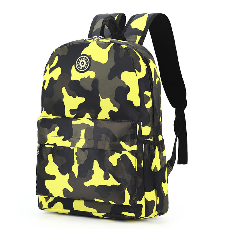 Children's Schoolbag Factory Wholesale Cross-Border Camouflage Backpack Primary School Student Backpack Boys and Girls Burden Reduction Year 12 Grade