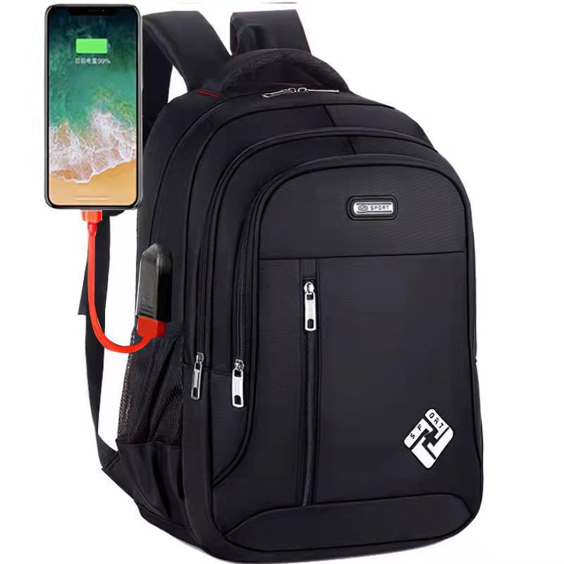 Super Light Backpack Men's Computer Backpack Large Capacity Travel High School Junior High School Student Schoolbag Student Fashion Trend