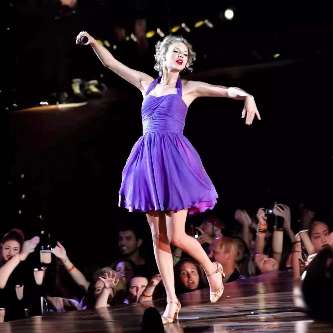 Bettermade Mildew Same Style Dress Taylor Concert Dress Speak Now Fart Purple Dress