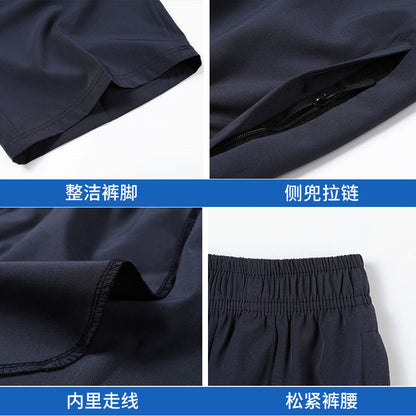 Summer Men's Fifth Pants Men's Shorts Stall Pants Men's Summer Middle-Aged and Elderly Sports Casual Pants Men's Pants Summer Thin