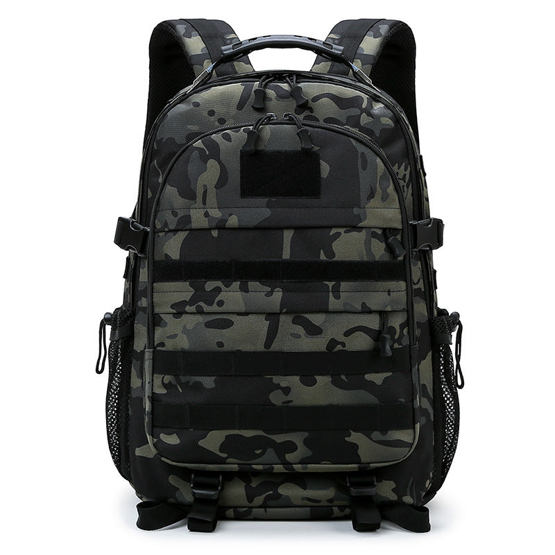 Backpack Men's Outdoor Tactics Backpack Hiking Backpack Large Capacity Exercise Camouflage Schoolbag Camping Luggage Bag Wholesale