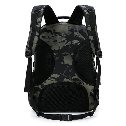 Backpack Men's Outdoor Tactics Backpack Hiking Backpack Large Capacity Exercise Camouflage Schoolbag Camping Luggage Bag Wholesale