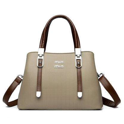 2025 Bag popular autumn new fashionable textured women's bag high-end sense large-capacity handbag commuting to work shoulder bag