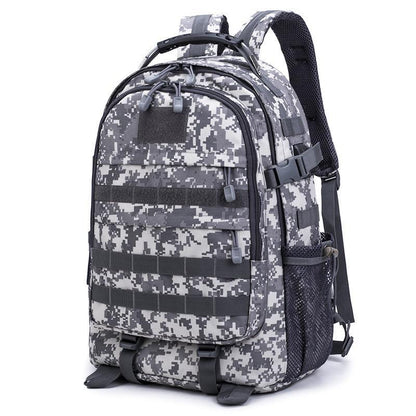 Backpack Men's Outdoor Tactics Backpack Hiking Backpack Large Capacity Exercise Camouflage Schoolbag Camping Luggage Bag Wholesale