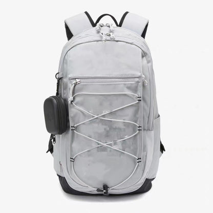 Backpack 2305 Junior High School Student Backpack Adult Multi-Functional Large Capacity Waterproof Outdoor Backpack One Piece Dropshipping