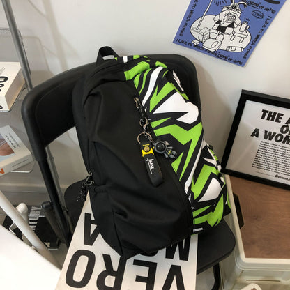 Backpack New King Backpack Outdoor Casual Backpack Waterproof Travel Laptop Bag High School Junior High School College Students Bag