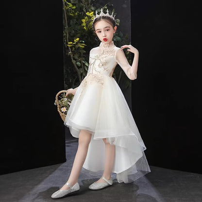 Girl's Dress Princess Dress Flower Girl Wedding Dress Little Girl Host Children's Piano Costume Children's Day Performance Children's Clothing