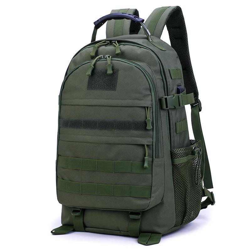 Backpack Men's Outdoor Tactics Backpack Hiking Backpack Large Capacity Exercise Camouflage Schoolbag Camping Luggage Bag Wholesale