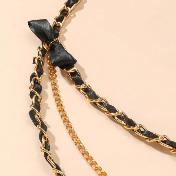 2025 4281 New Metal Chain Tassel Waist Chain Alloy Decorative Body Waist chain Waist chain, belt jewelry