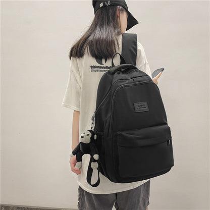 Backpack Backpack Wholesale Foreign Trade New Fashion College Student Korean Leisure Schoolbag Female Ins Trend Large-Capacity Backpack