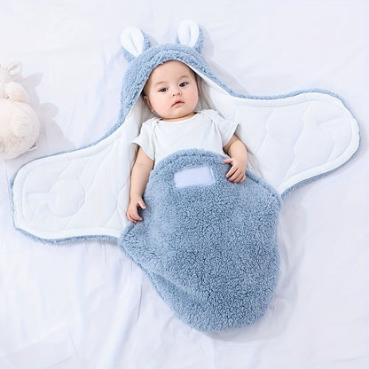 Cozy Baby Sleeping Bag - Soft, Warm, Solid Plush Design for Comfortable Sleep