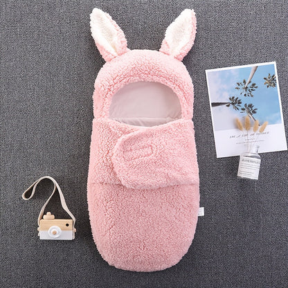 Cozy Baby Sleeping Bag - Soft, Warm, Solid Plush Design for Comfortable Sleep