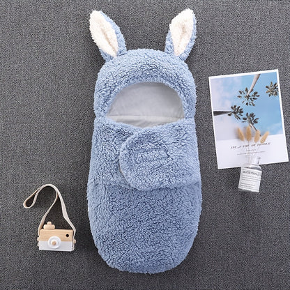 Cozy Baby Sleeping Bag - Soft, Warm, Solid Plush Design for Comfortable Sleep