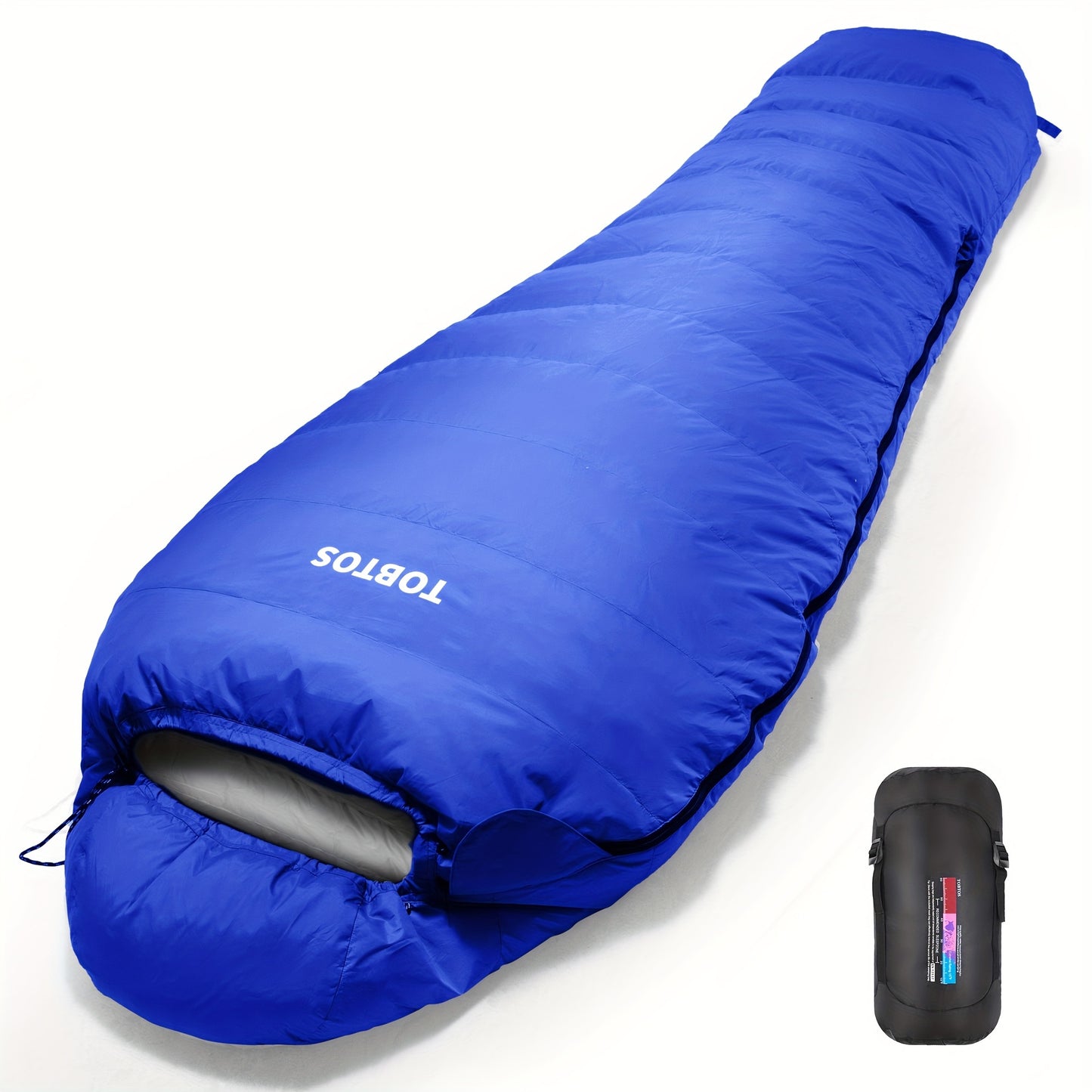 4-Season Mummy Sleeping Bag - Ultra-Warm, Lightweight, Waterproof, and Compact for Adults - Ideal for Camping, Outdoor, Hiking, and Backpacking Adventures with Compression Sack