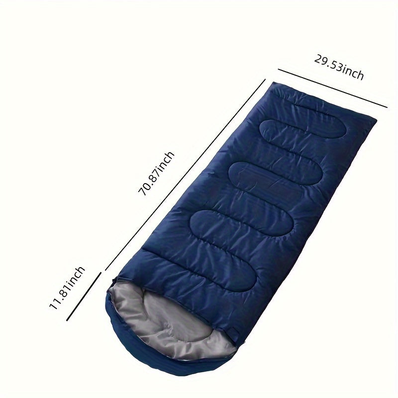 Camping Sleeping Bag - 3 Season Warm & Cool Weather - Summer Spring Fall Lightweight Waterproof for Adults - Camping Gear Equipment, Traveling, and Outdoors