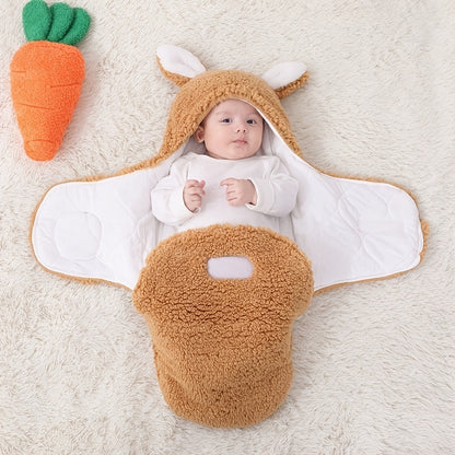 Cozy Baby Sleeping Bag - Soft, Warm, Solid Plush Design for Comfortable Sleep