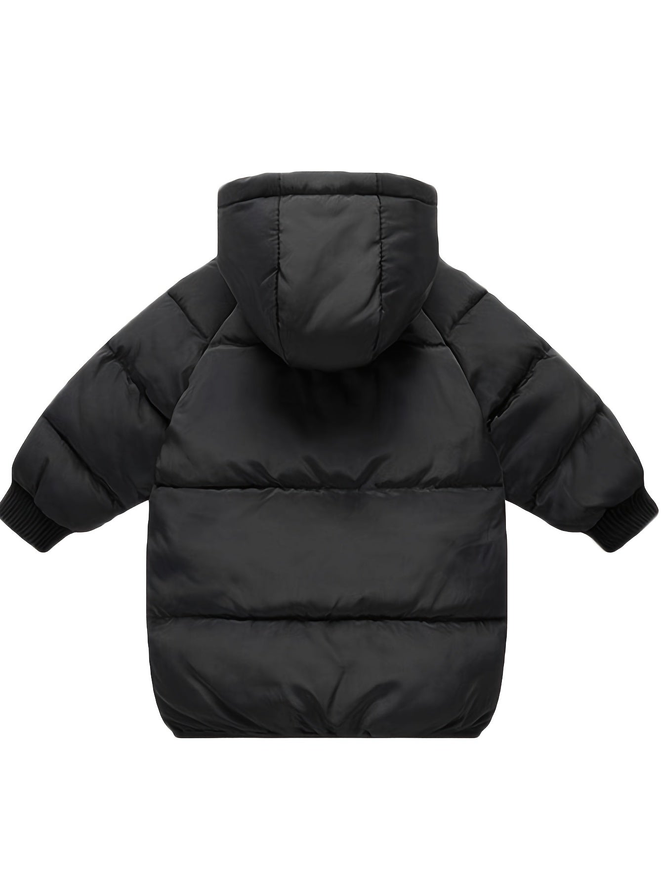 Boys Winter Coats With Hooded, Zip Up Coat Warm Winter Jacket