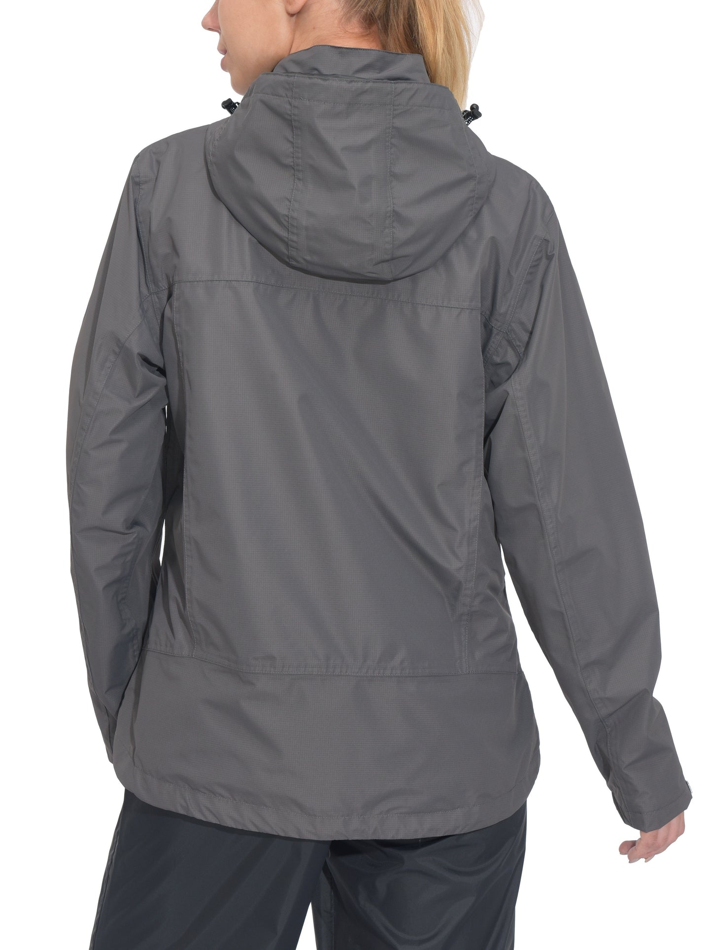 Women's Water Resistant Windbreaker Jacket With Hood - Lightweight, Breathable, Solid Color - Ideal For Outdoor Activity