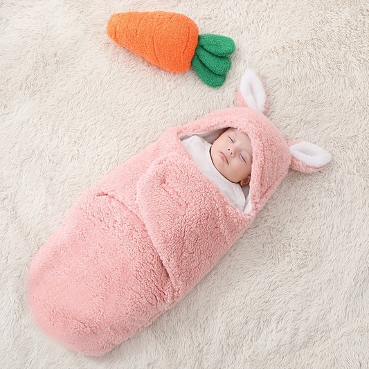 Cozy Baby Sleeping Bag - Soft, Warm, Solid Plush Design for Comfortable Sleep