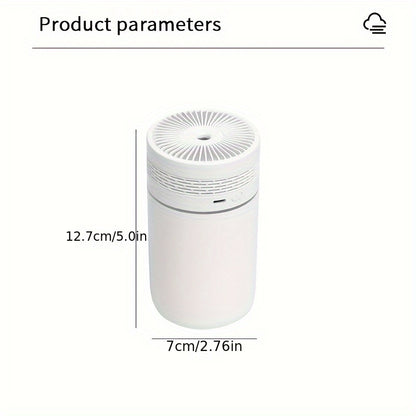 1pc 250ml Mini Portable Spray Humidifier Ultrasonic Cool Mist Air Humidifier Mist Aroma Diffuser Cup Colorful Light Car Air Humidifier