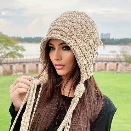 Winter Warm Knitted Hat - Ultra-Warm and Cozy, Extreme Coldproof and Windproof, Fashionably Designed, Versatile and Stylish - Perfect for Autumn and Winter Seasons, Ultimate Headgear for Cold Weather, Provides Excellent Ear Protection