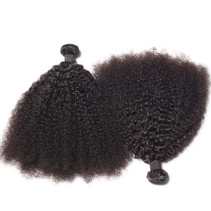 Brazilian Virgin Human Hair Afro Kinky Curly Wave Unprocessed Remy Hair Weaves Double Wefts 100g/Bundle 2bundle/lot Can be Dyed Bleached