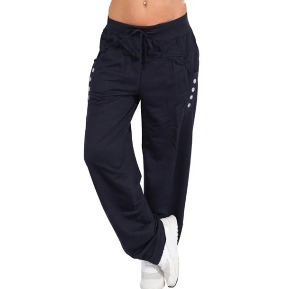 Womens Casual Pants Loose Baggy Sweatpants Sportswear Ladies Harem Trousers Long Pants Jogger Plus Size 5XL Home