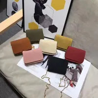 Baby Bags Kids Handbags Newest Girls Mini Princess Purses Wallet Classic Letter Buckle Nubuck Leather Chain Shoulder Bag Children Christmas Gifts