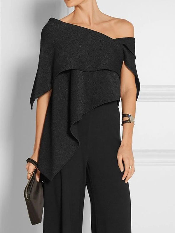 storexq Urban Asymmetric One Shoulder Tunic Top