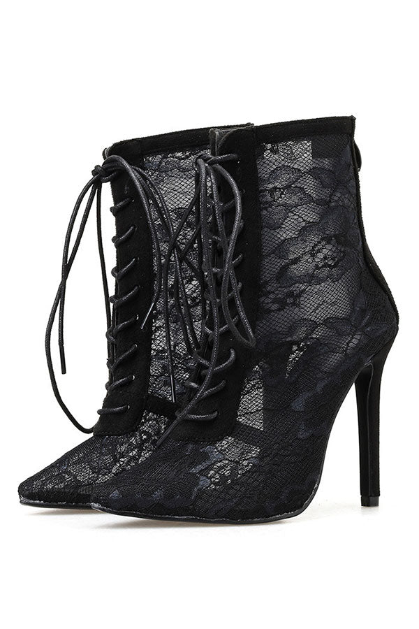 storexq Lace Feminine Lace-Up Boot Cuffs