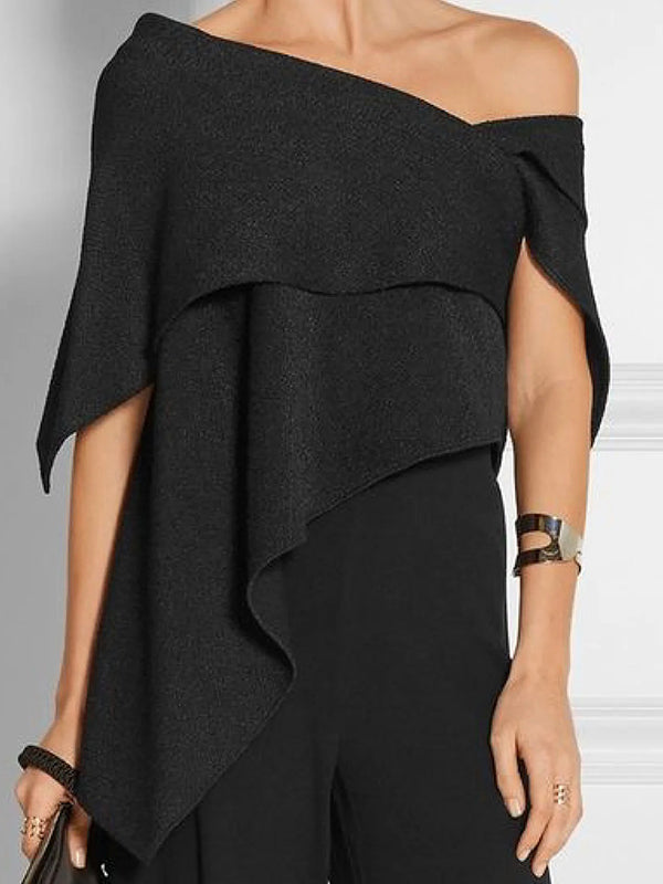 storexq Urban Asymmetric One Shoulder Tunic Top